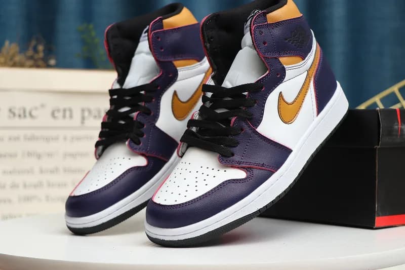 AIR JORDAN 1 LOW Grey White 040 — Jordan 1 Off White Purple Gold 507