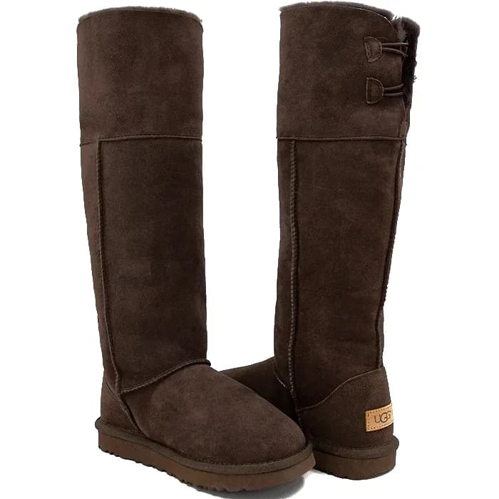 Ugg Over The Knee Bailey Button 2 — Over The Knee Bailey Button 2 Chocolate