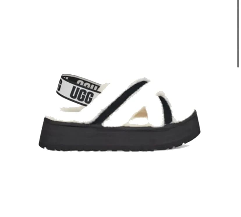 UGG DISCO COLOR SLIDE — White