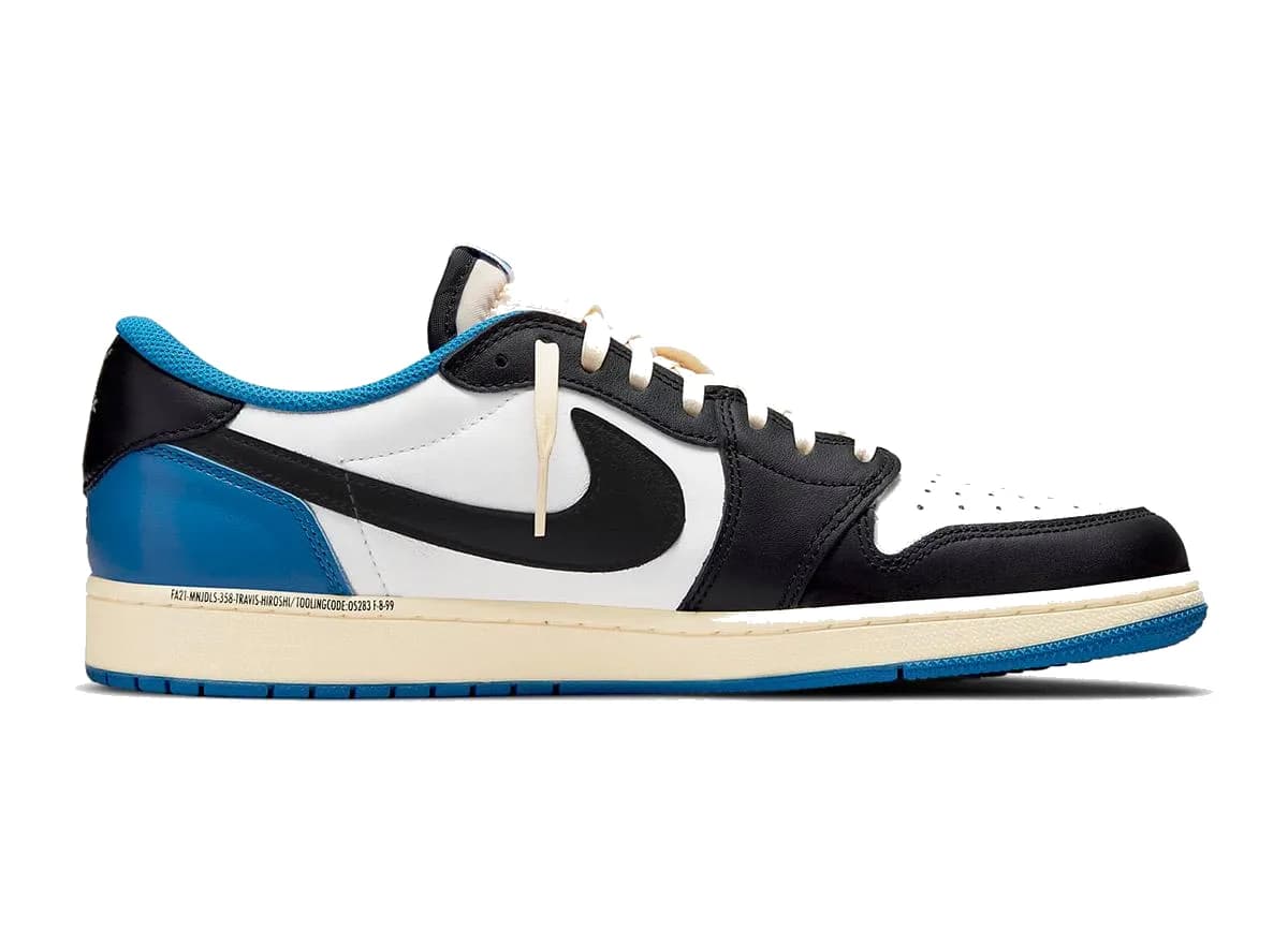 AIR JORDAN 1 LOW Grey White 040 — Low Fragment X Travis Scott 140