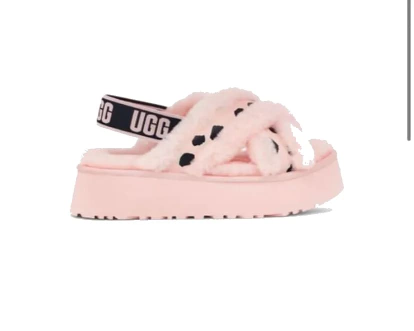 UGG DISCO COLOR SLIDE — Pink Scallop