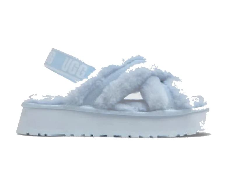 UGG DISCO COLOR SLIDE — Blu