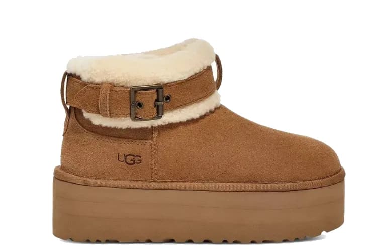 Ugg Ultra Mini Belted Roller — Chestnut