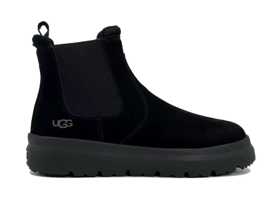UGG MENS BURLEIGH CHELSEA — Black