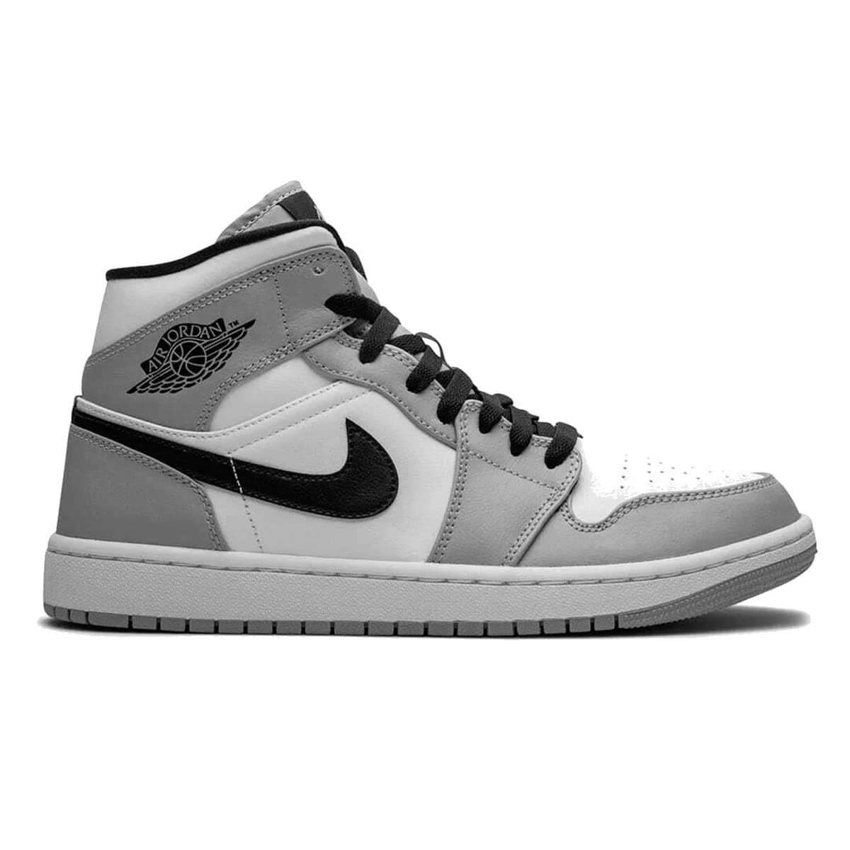 AIR JORDAN 1 LOW Grey White 040 — Air Jordan Grey Black 0006