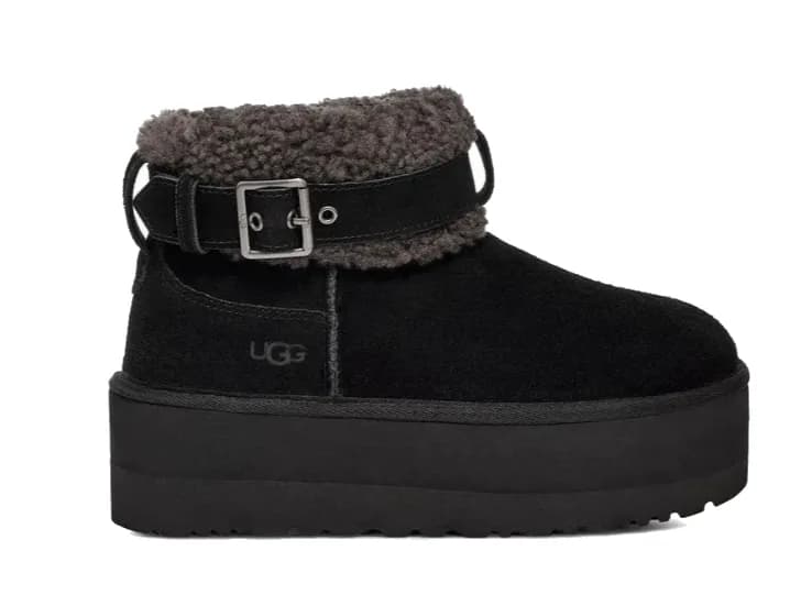 Ugg Ultra Mini Belted Roller — Black