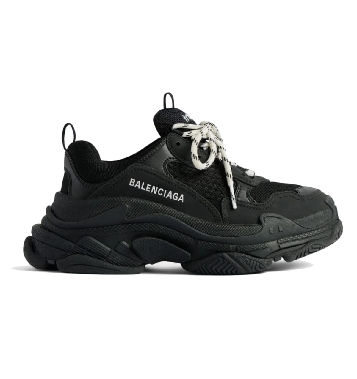 Balenciaga — Triple S Clear Sole Black