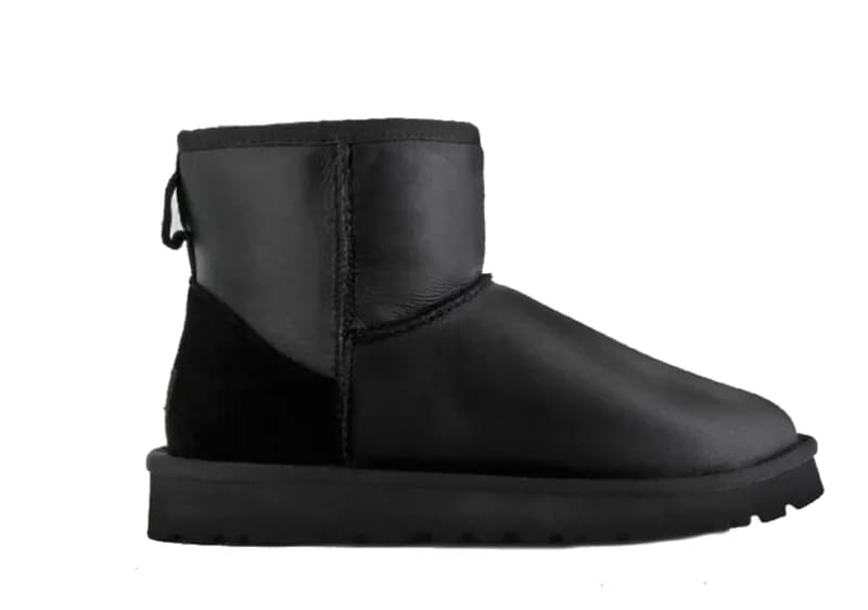 Ugg Men's Classic Mini — Black Metallic