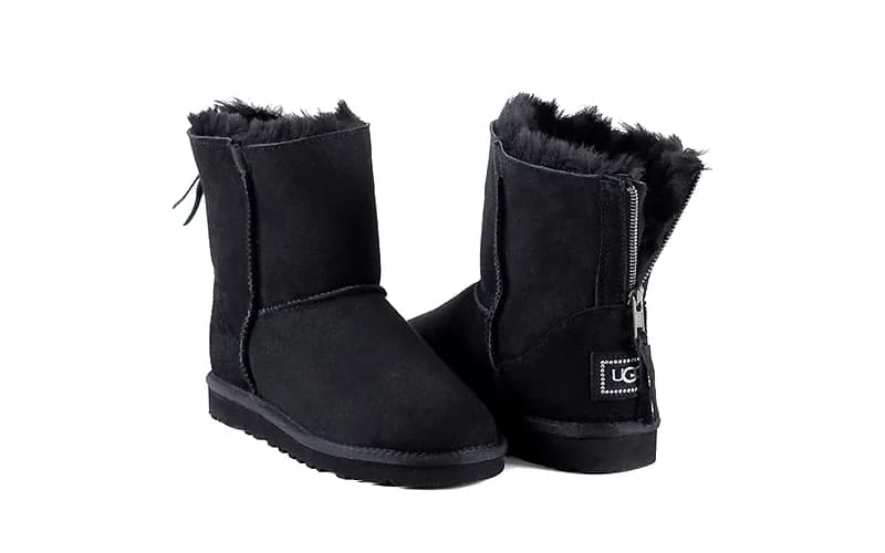 Ugg Classic Mini  Zip II Black — Ugg classic mini  zip ii black