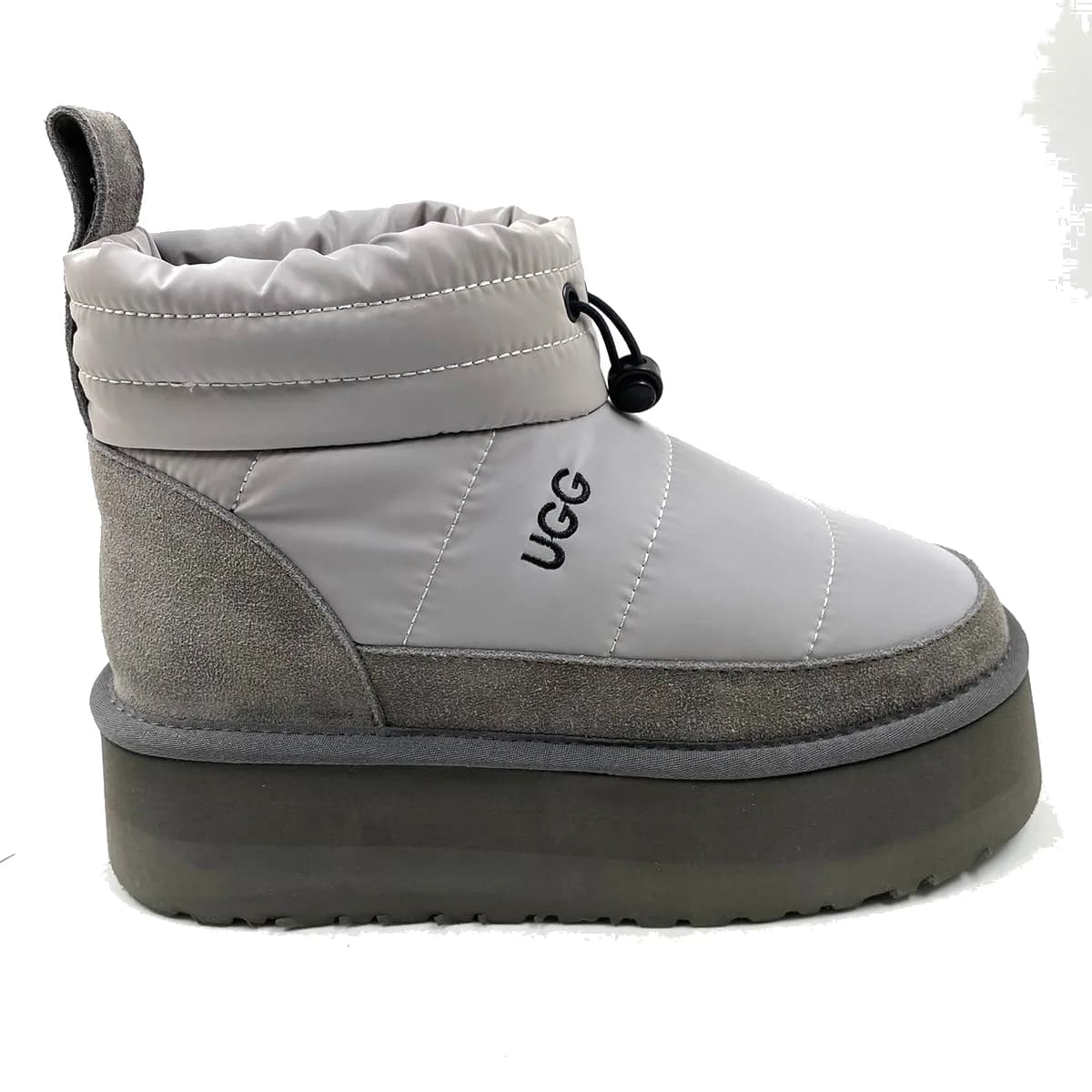 UGG WOMEN'S OBBA LATFORM — GREY