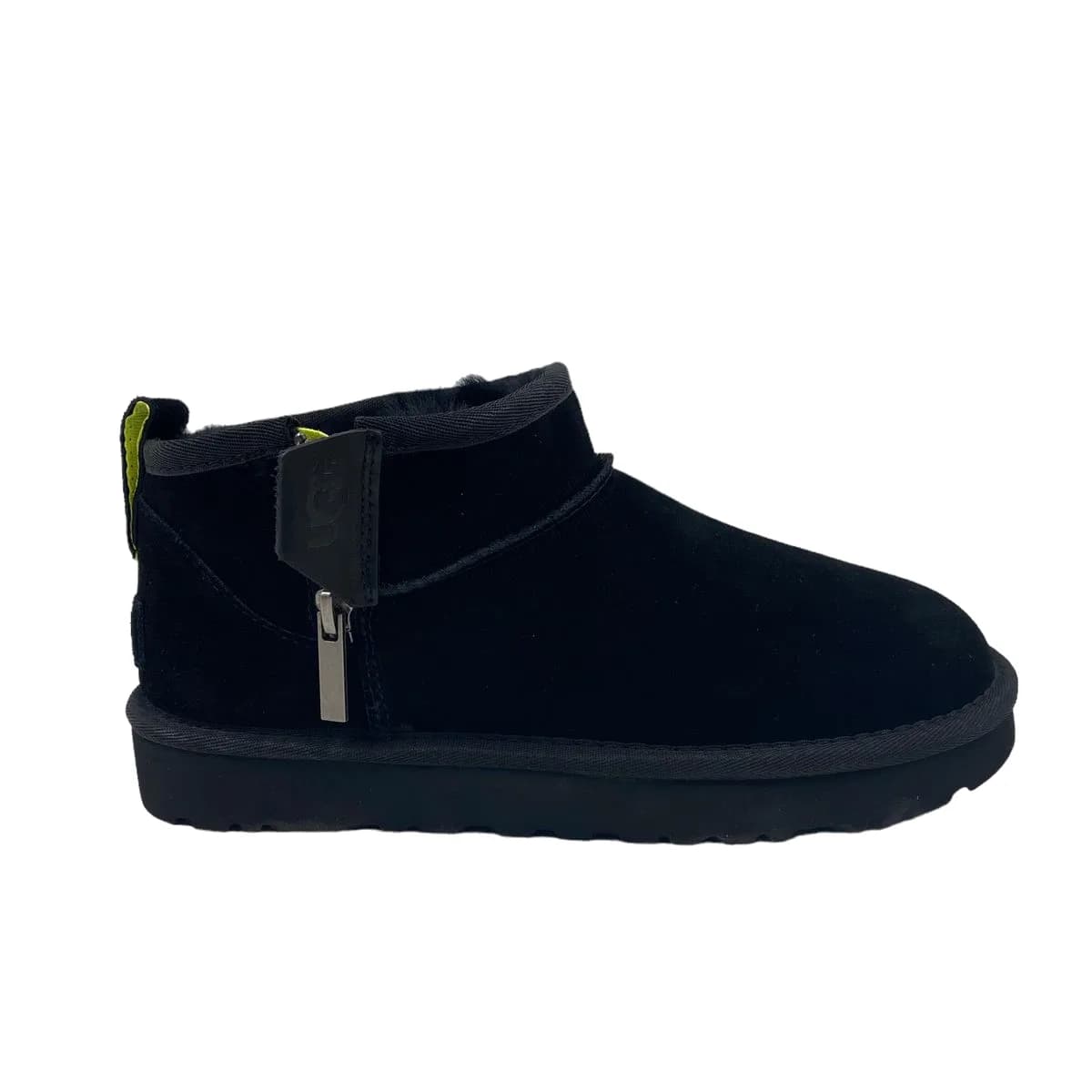 UGG MEN'S ULTRA MINI — BLACK ZIP