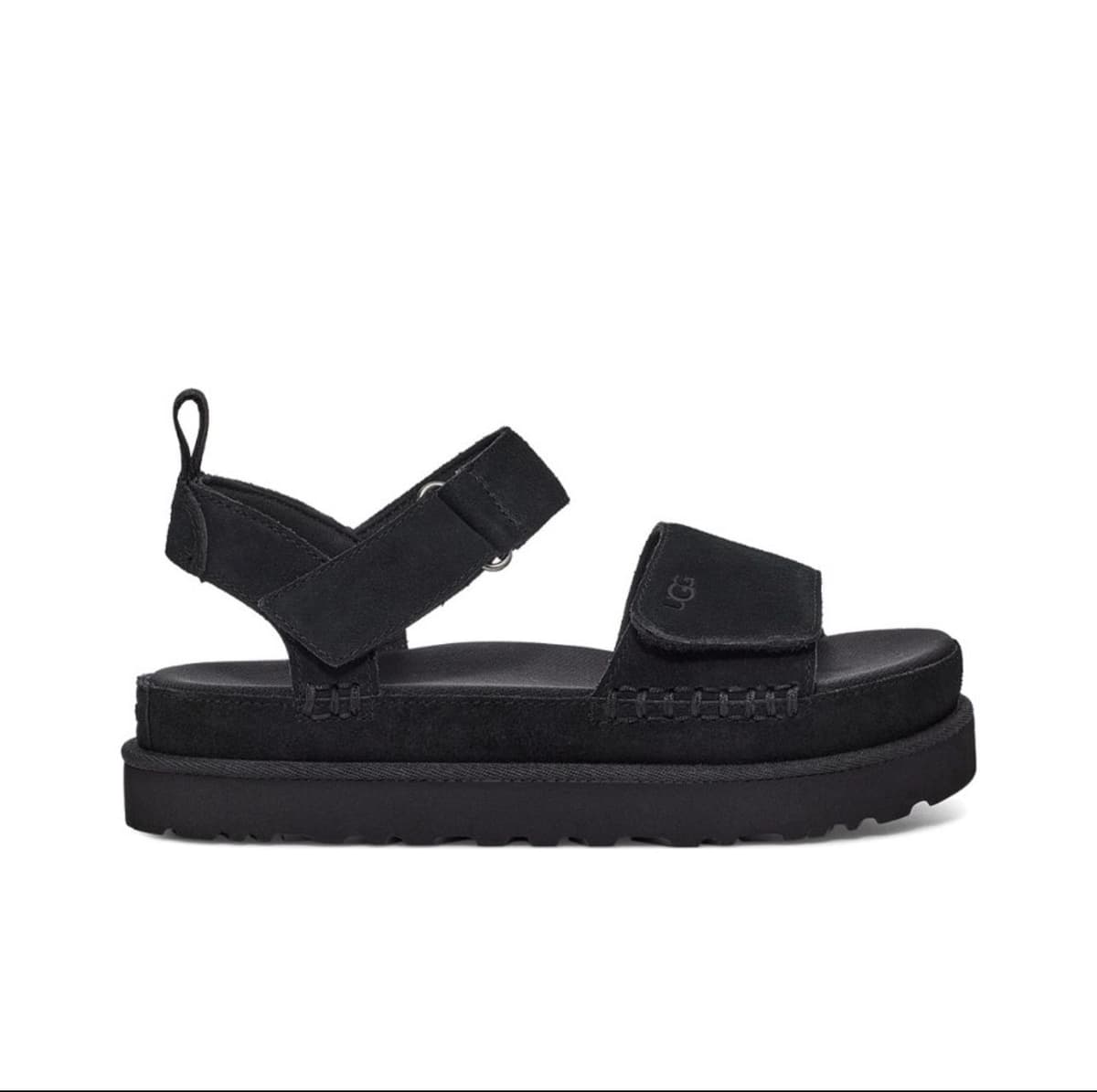 UGG GOLDENSTAR SANDAL — Black