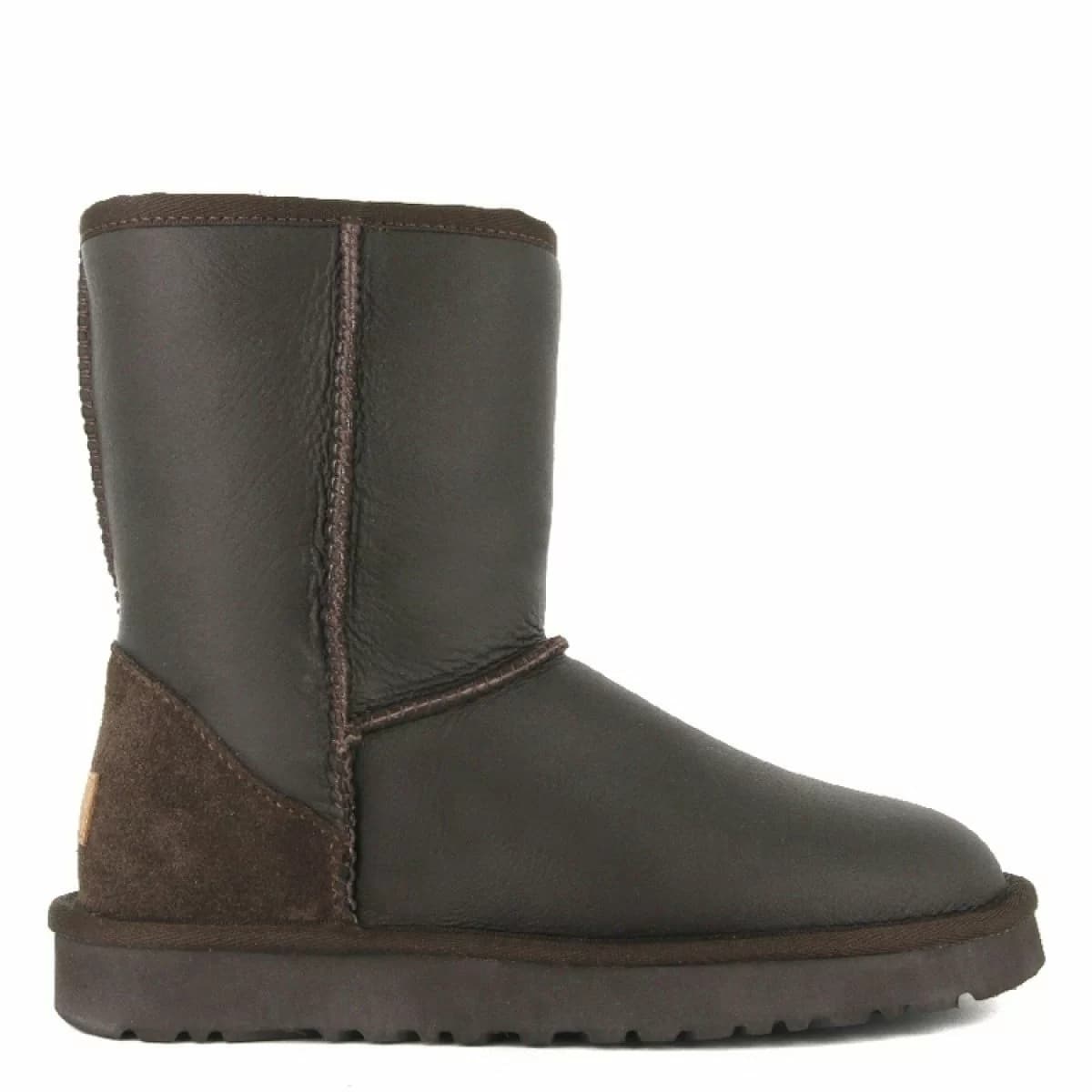 UGG WOMEN'S CLASSIC SHORT — Metallic Chocolate