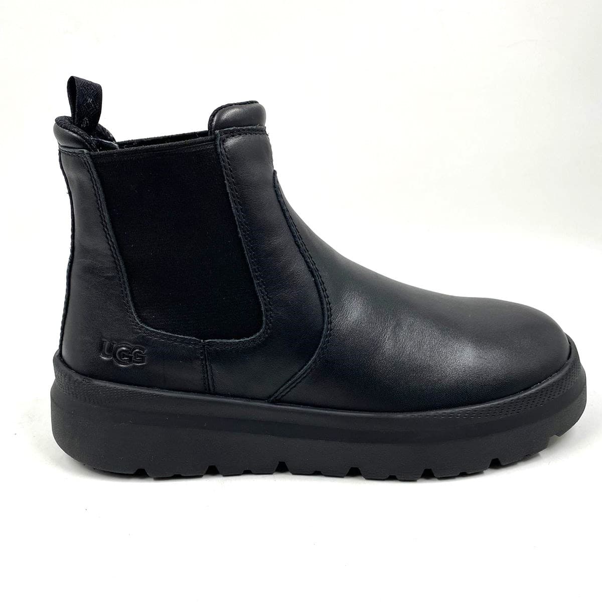 Ugg  MEN'S Burleigh Chelsea Leather Black — Ugg  men's burleigh chelsea leather black