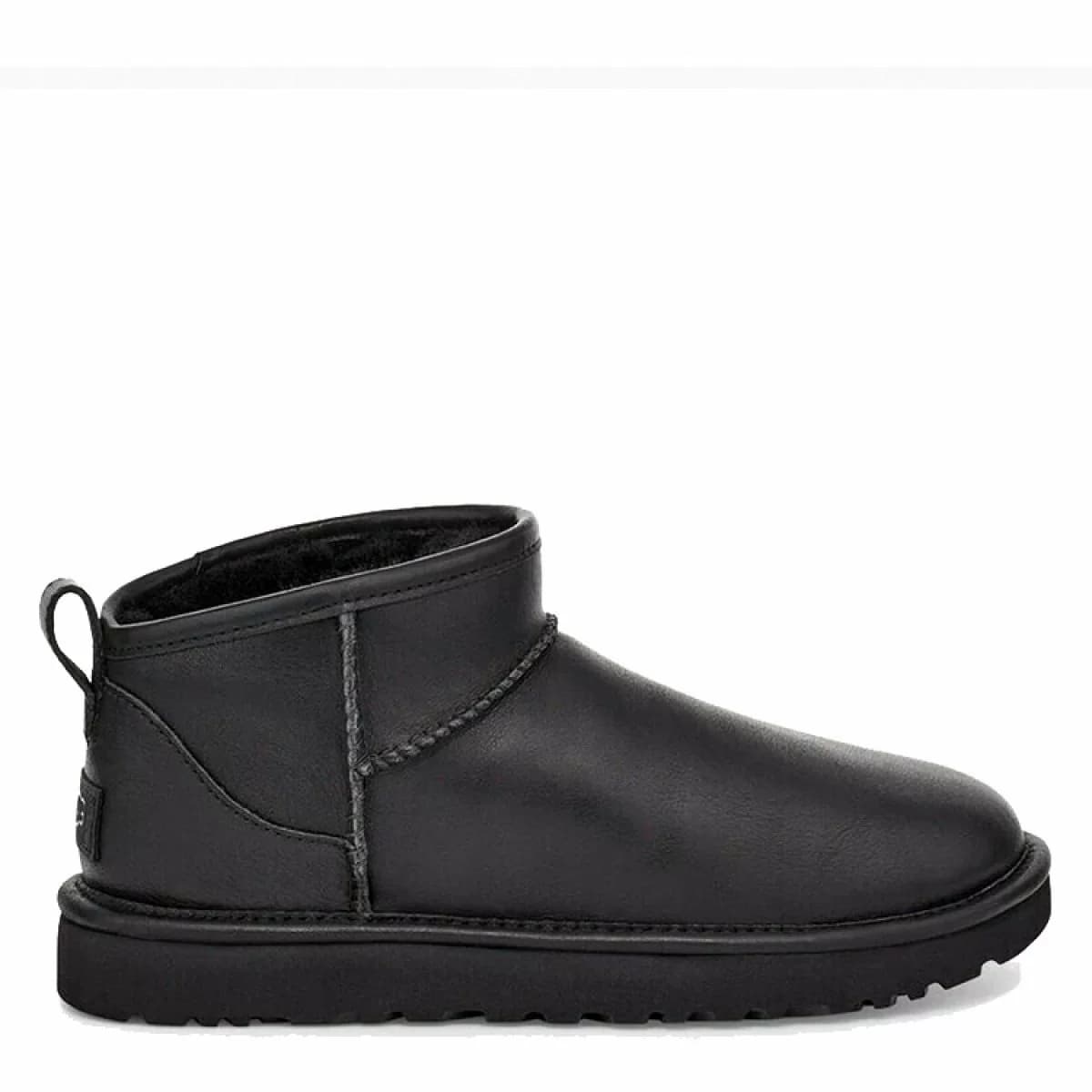 Ugg Women's Ultra Mini — Black Leanther