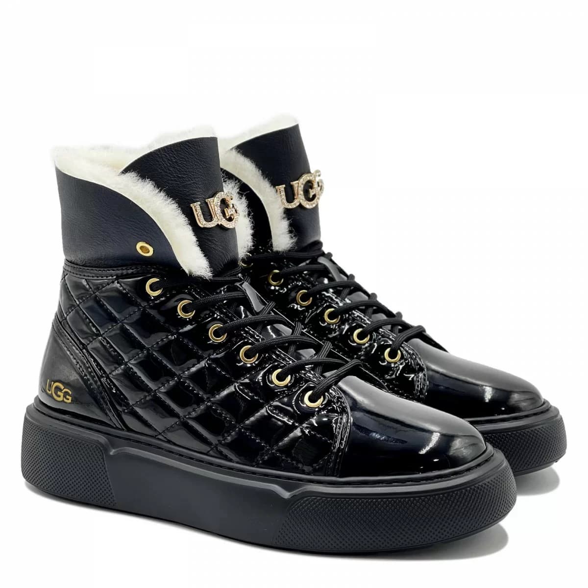 UGG SHANTI — BLACK LOCKABLE